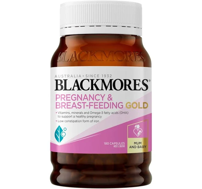 Blackmores Жирэмсэн ба хөхүүл эхийн Gold 180 капсул