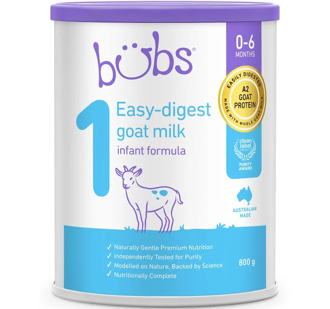 Bubs Australia Ямааны сүүн нярайн тэжээл 1-р үе 800г