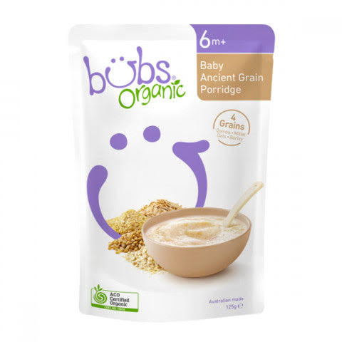 Bubs Australia Органик нярайн будаа 125г
