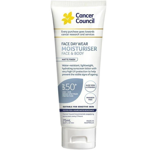Cancer Council Нүүрний өдрийн чийгшүүлэгч SPF50+ 75мл