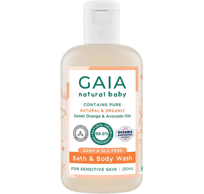 Gaia Natural Baby Байгалийн нярайн угаалгын шингэн 250мл