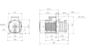 Grundfos CM 5-4 төвөөс зугтах насос 1.5kW