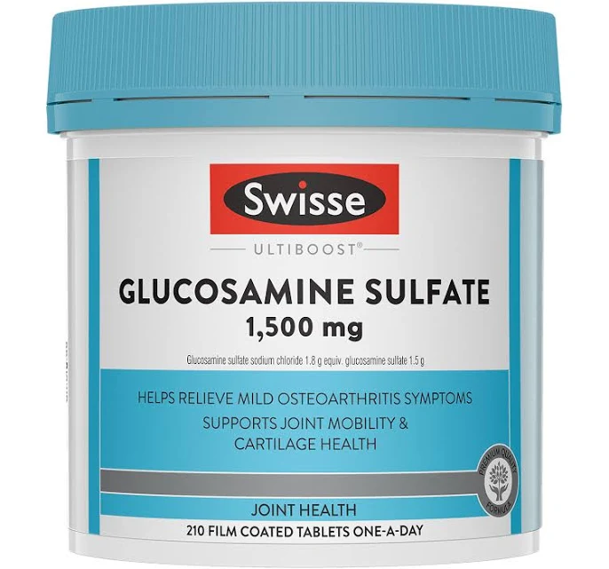 Swisse Ultiboost глюкозамин сульфат 1500мг 210 шахмал